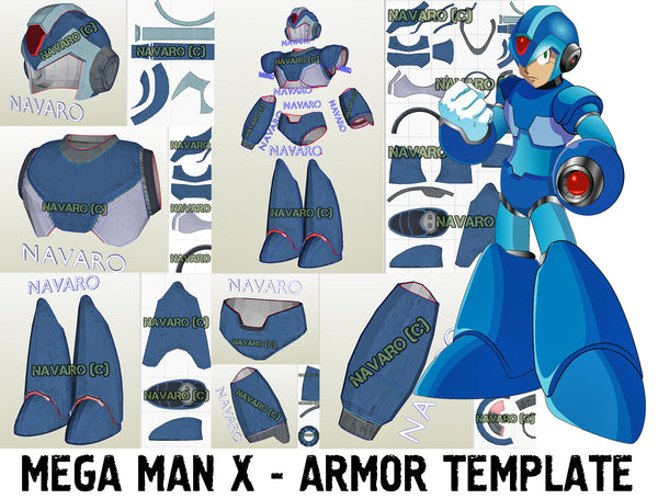 Load image into Gallery viewer, mega man armor template
