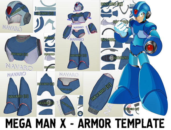 Load image into Gallery viewer, mega man armor template