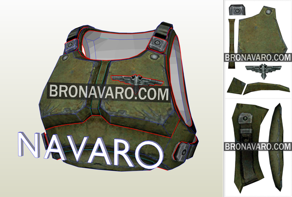 Load image into Gallery viewer, Mira 2nd Lieutenant Imperial Guard Armor Template