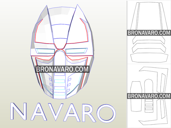 Load image into Gallery viewer, Mortal Kombat Mask Pepakura