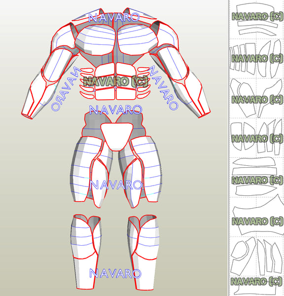 Load image into Gallery viewer, Muscle Suit foam template
