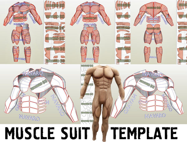 Load image into Gallery viewer, Muscle Suit pepakura
