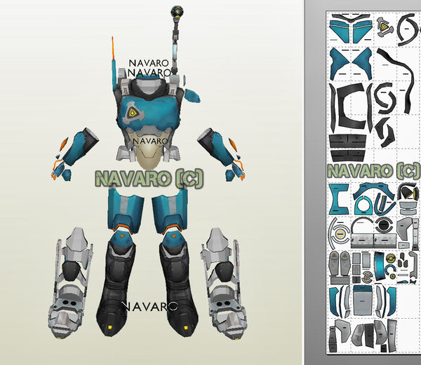 Load image into Gallery viewer, Overwatch Baptiste template