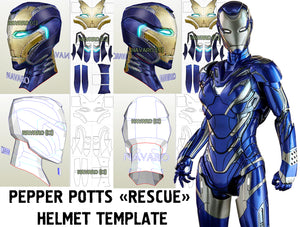 Rescue Helmet Template