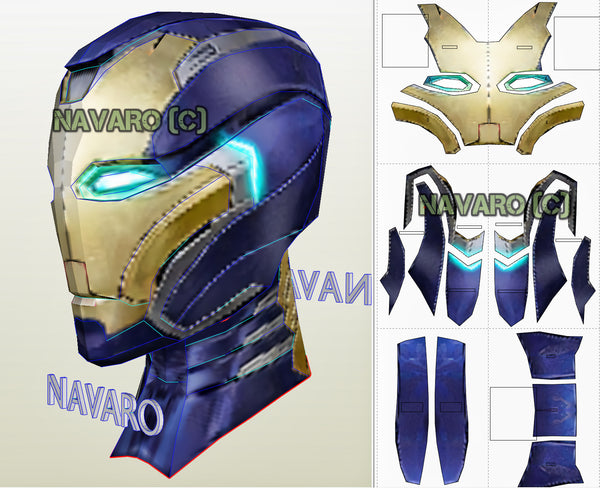 Load image into Gallery viewer, Rescue Helmet Pepakura