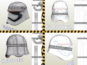 Capitan Phasma Helmet Template