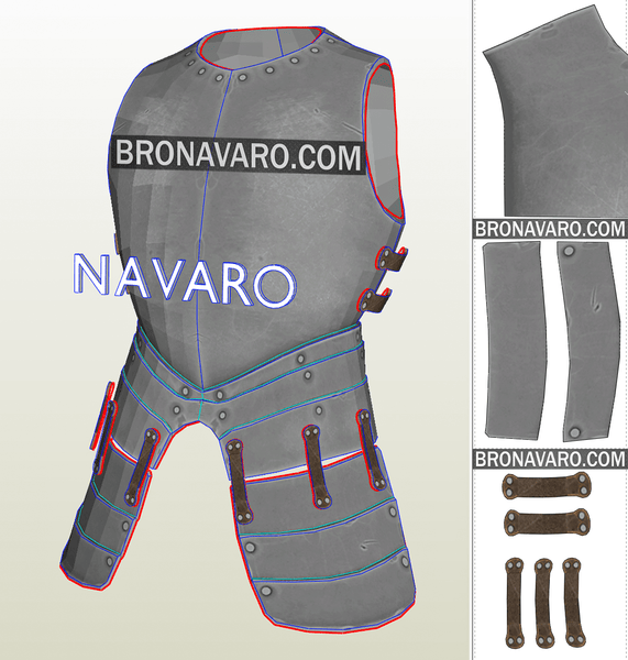 Load image into Gallery viewer, Plate Armor Eva Foam Templates