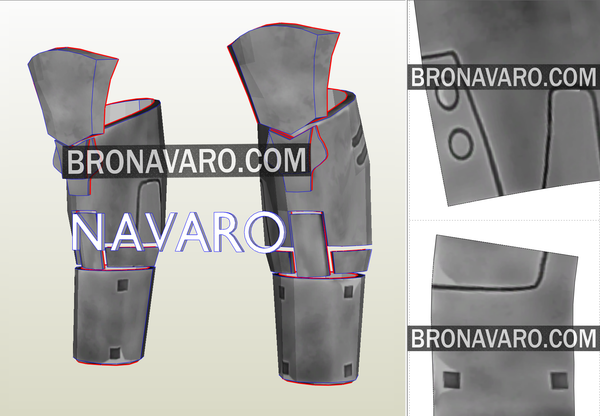 Load image into Gallery viewer, Predator Cosplay Armor Template
