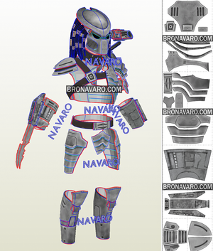 Predator Cosplay Template