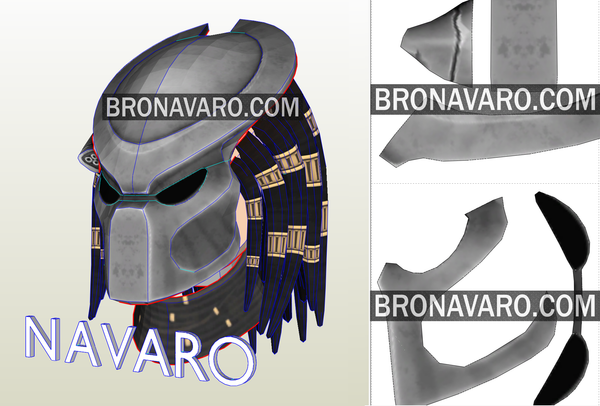 Load image into Gallery viewer, Predator Helmet Foam Template