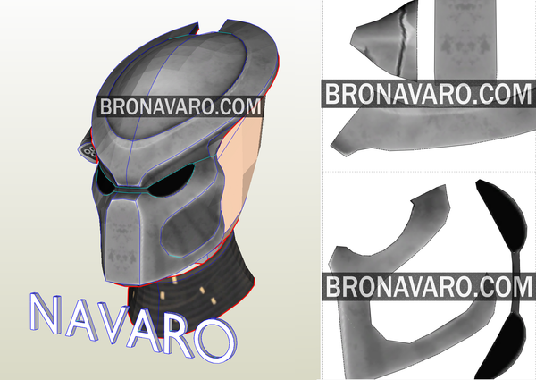 Load image into Gallery viewer, Predator Jungle Hunter Helmet Template