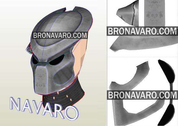 Load image into Gallery viewer, Predator Jungle Hunter Helmet Template