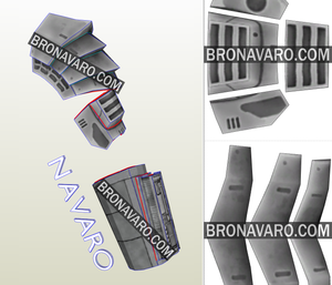 Predator Shoulder Armor Pattern