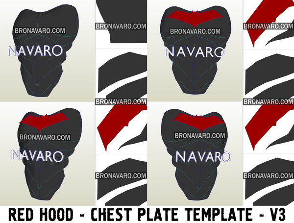 Load image into Gallery viewer, Jason Todd Chest Armor Template