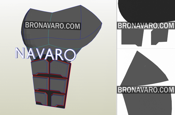 Load image into Gallery viewer, Red Hood Armor Foam Template