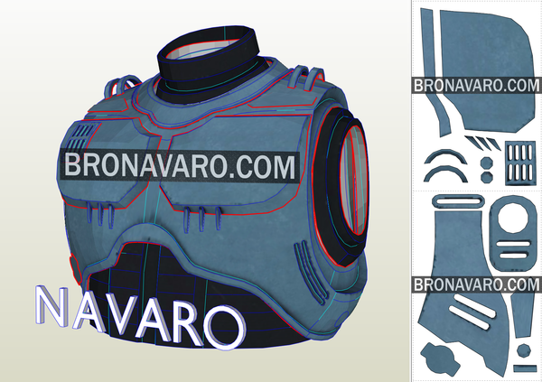 Load image into Gallery viewer, Robocop Armor Template