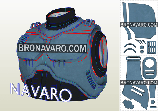 Load image into Gallery viewer, Robocop Armor Template