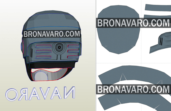 Load image into Gallery viewer, Robocop Helmet PDO