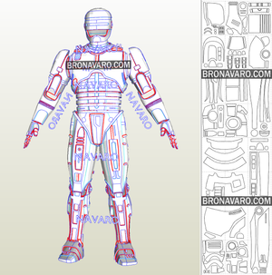Robocop Pepakura