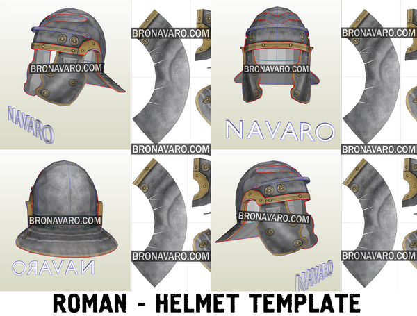 Load image into Gallery viewer, Roman Legionary Helmet Pepakura