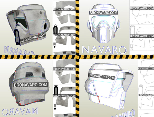 Load image into Gallery viewer, Scout Trooper Eva Foam Template