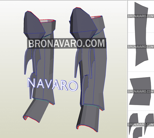 Load image into Gallery viewer, Shredder Shin Guards Pattern