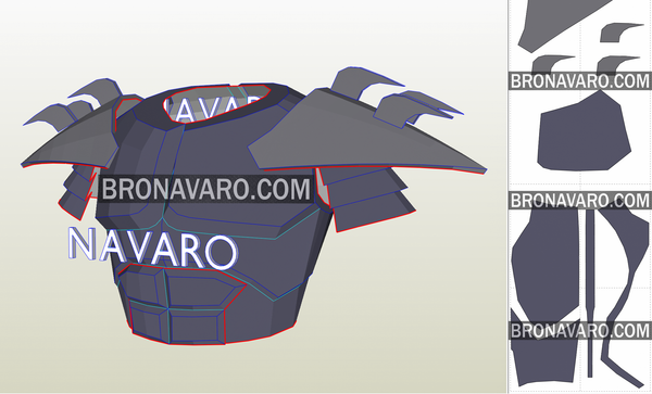 Load image into Gallery viewer, Tmnt Shredder armor pepakura