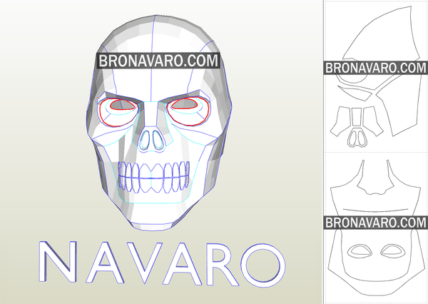 Load image into Gallery viewer, Skull Mask PDO