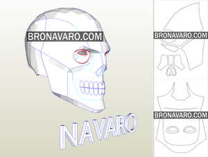 Skull Mask Pepakura