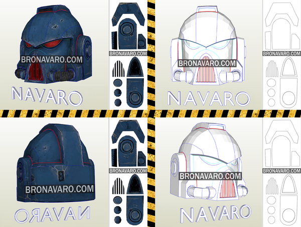 Load image into Gallery viewer, Space Marine Helmet Eva Foam