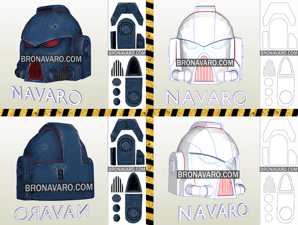 Load image into Gallery viewer, Space Marine Helmet Eva Foam