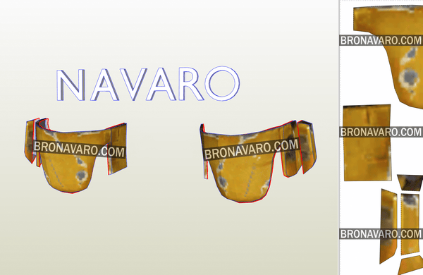 Load image into Gallery viewer, boba fett knee pads template