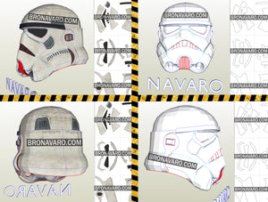 Star Wars Stormtrooper Helmet Pepakura