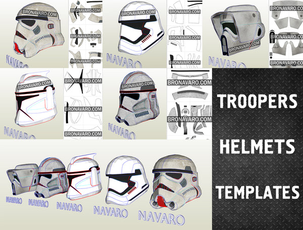 Load image into Gallery viewer, Star Wars Helmet Pepakura