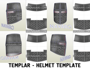 Templar Helmet Pepakura