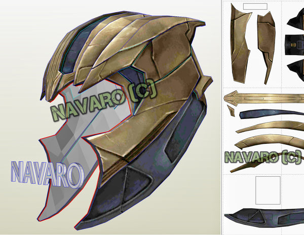 Load image into Gallery viewer, thanos helmet pepakura