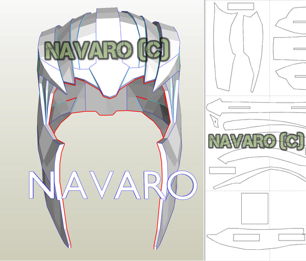 Load image into Gallery viewer, thanos helmet pattern