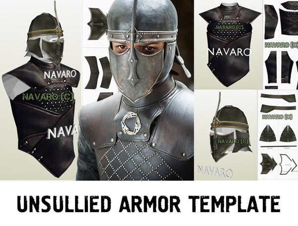 Load image into Gallery viewer, unsullied costume template