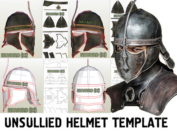 Load image into Gallery viewer, unsullied helmet pepakura
