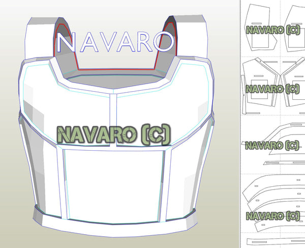 Load image into Gallery viewer, Vegeta eva foam pattern