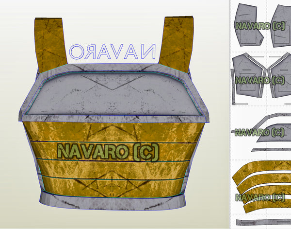 Load image into Gallery viewer, vegeta cosplay template