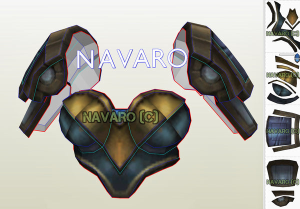 Load image into Gallery viewer, Lol Vi Cosplay Template