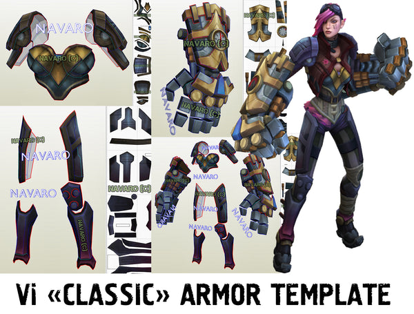 Load image into Gallery viewer, vi armor template