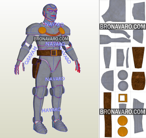Victor von Doom Eva Foam Template