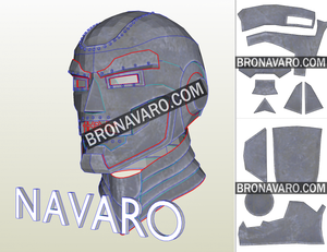Victor von Doom Helmet Template