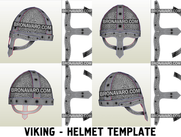 Load image into Gallery viewer, Viking Helmet Pepakura