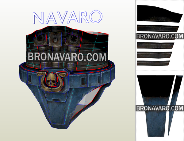 Load image into Gallery viewer, Warhammer Armor Foam Pattern