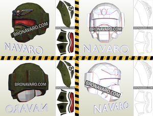 Kasrkin Helmet Eva Foam Template