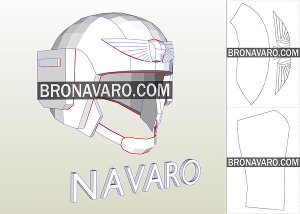 Load image into Gallery viewer, Warhammer Helmet Pepakura