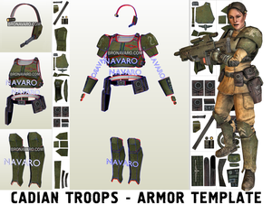 Warhammer 40K Mira Armor Foam Template